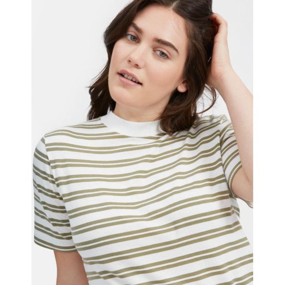 Everlane The Cotton Mockneck Tee Size XXS